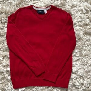 The Children's Place Red V-Neck Sweater